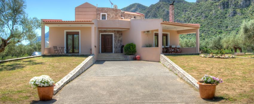 Unique detached house for sale with fireplace and fantastic view Parori Mystras Laconia property main image